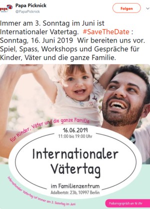 Internationaler Vätertag Berlin