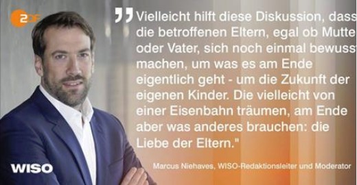 ZDF WISO Umgangsrecht Unterhaltsrecht Sorgerecht Betreuungsrecht Redaktion